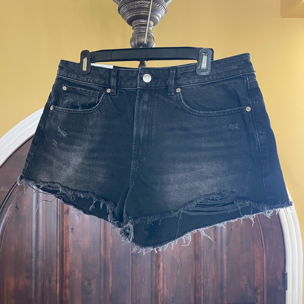 Garage Black Jean Shorts